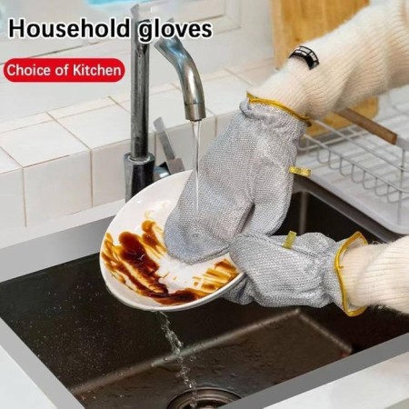 (10-Pis) Dish Washing Gloves